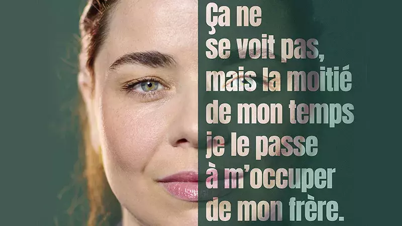 Affiche de la campagne Aidants du Service public de l’autonomie et le ministère des Solidarités 